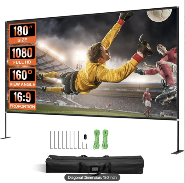 Outdoor Projector Screen with Stand - 180" (4mx2.25m) - Image 3